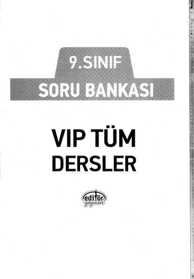 SORU BANKASI VİP TÜM DERSLER Limon Fotokopi