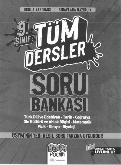 TÜM DERSLER SORU BANKASI Limon Fotokopi