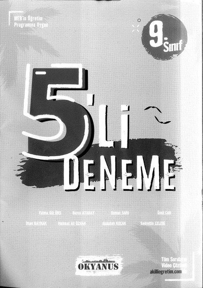 5'Lİ DENEME Limon Fotokopi