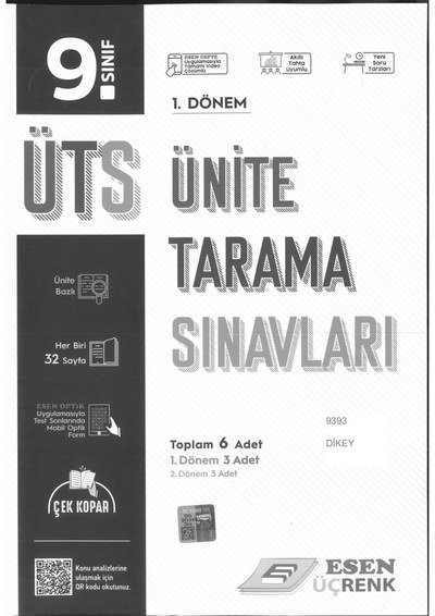 ÜNİTE TARAMA SINAVLARI Limon Fotokopi