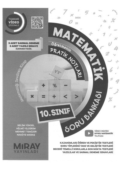 MATEMATİK ÖĞRETMENİN PRATİK NOTLARI SORU BANKASI Limon Fotokopi