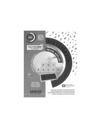 MATEMATİK ÖĞRETMENİN PRATİK NOTLARI SORU BANKASI Limon Fotokopi