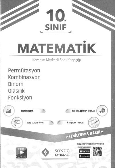 MATEMATİK KAZANIM MERKEZLİ SORU KİTAPÇIĞI Limon Fotokopi