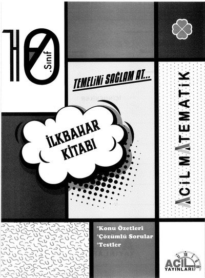 İLKBAHAR KİTABI ACİL MATEMATİK KONU ÖZETLERİ