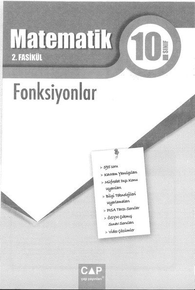 MATEMATİK 2. FASİKÜL FONKSİYONLAR