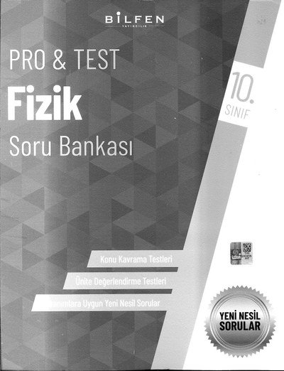 PRO & TEST FİZİK SORU BANKASI Limon Fotokopi