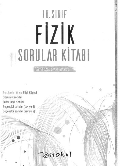 FİZİK SORULAR KİTABI Limon Fotokopi
