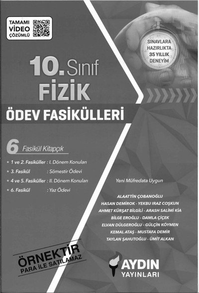 FİZİK ÖDEV FASİKÜLLERİ Limon Fotokopi