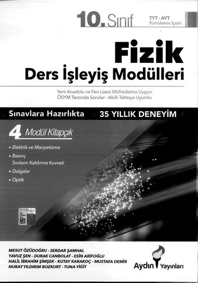 FİZİK DERS İŞLEYİŞ MODÜLLERİ 4 MODÜL KİTAPÇIK Limon Fotokopi