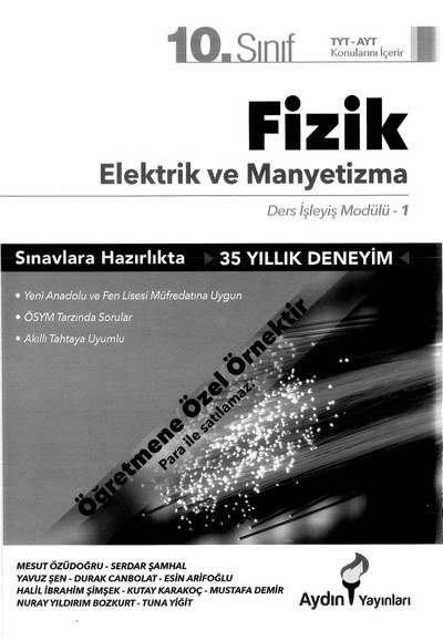 FİZİK ELEKTRİİK VE MANYETİZMA