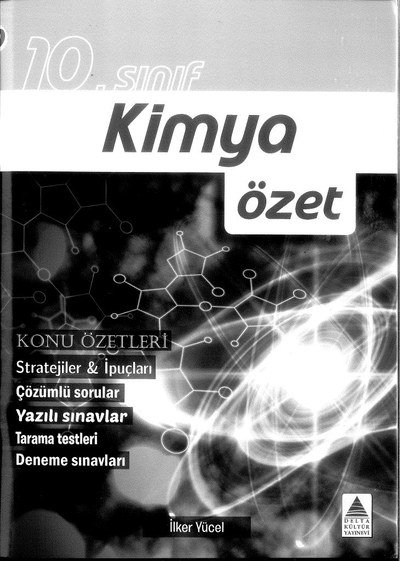 KİMYA ÖZET KONU ÖZETLİ Limon Fotokopi