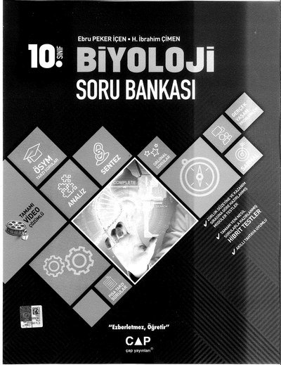 BİYOLOJİ SORU BANKASI