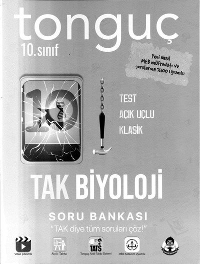 TAK BİYOLOJİ SORU BANKASI