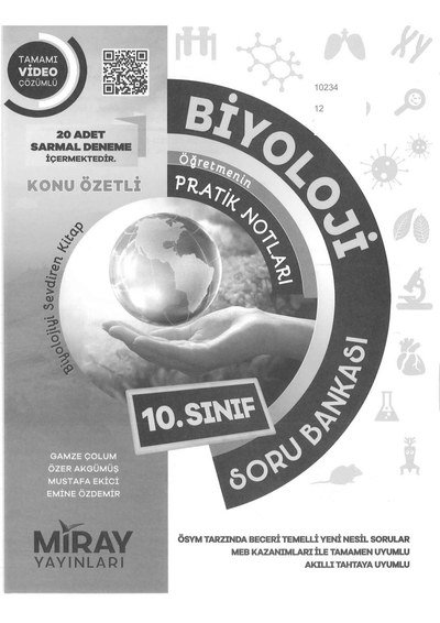 BİYOLOJİ ÖĞRETMENİN PRATİK NOTLARI SORU BANKASI KONU ÖZETLİ Limon Fotokopi