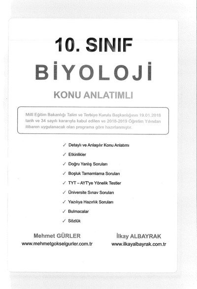 BİYOLOJİ KONU ANLATIMLI Limon Fotokopi