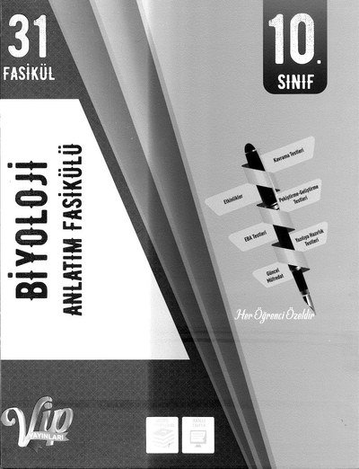 BİYOLOJİ ANLATIM FASİKÜLÜ 31 FASİKÜLÜ Limon Fotokopi