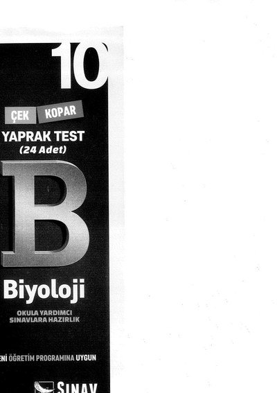 BİYOLOJİ OKUL YARDIMCI SINAVLARA HAZIRLIK YAPRAK TEST 24 ADET