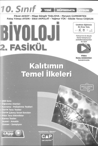 BİYOLOJİ 2. FASİKÜL KALITIMIN GENEL İLKELERİ Limon Fotokopi