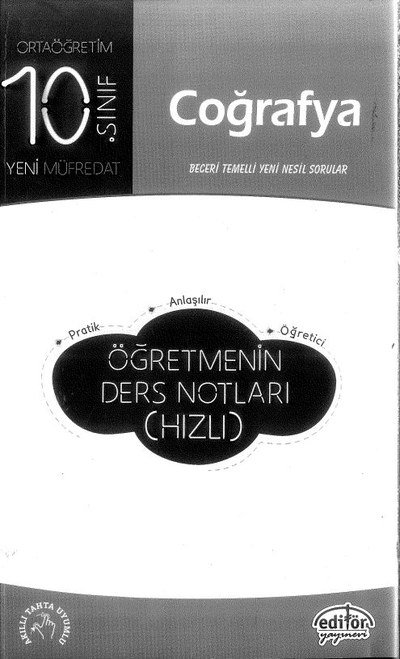 COĞRAFYA ÖĞRETMENİN DERS NOTLARI (HIZLI) Limon Fotokopi