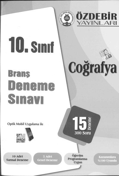 BRANŞ DENEME SINAVI COĞRAFYA 15 DENEME 300 SORU Limon Fotokopi
