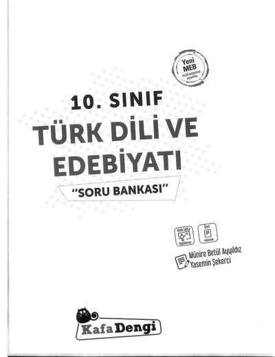 TÜRK DİLİ VE EDEBİYATI SORU BANKASI Limon Fotokopi
