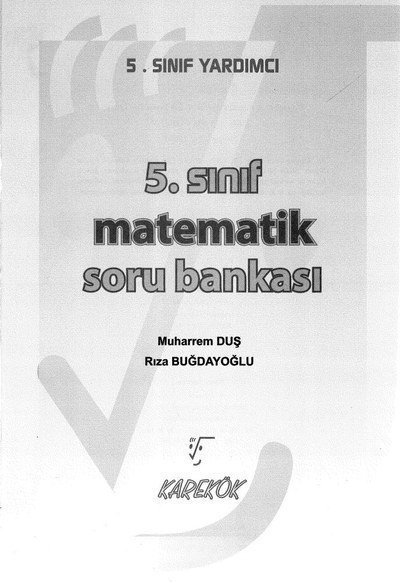 MATEMATİK SORU BANKASI Limon Fotokopi