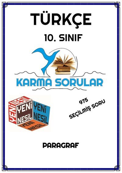 TÜRKÇE 975 SEÇİLMİŞ SORU PARAGRAF