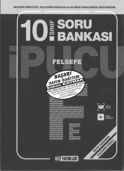 SORU BANKASI FELSEFE Limon Fotokopi