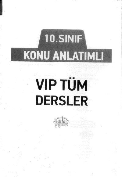 KONU ANLATIMLI VİP TÜM DERSLER Limon Fotokopi