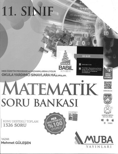 MATEMATİK SORU BANKASI KONU DESTEKLİ TOPLAM 1326 SORU Limon Fotokopi