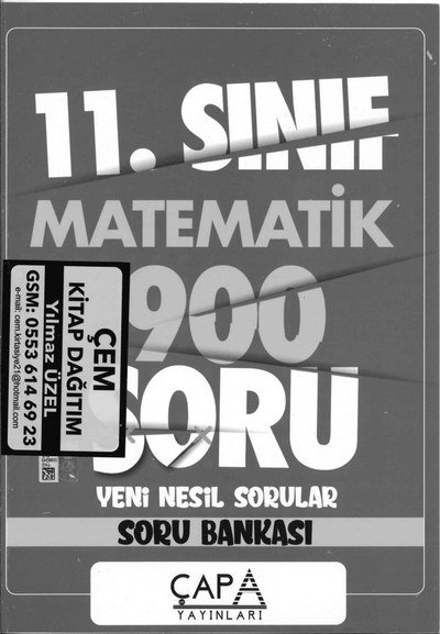 MATEMATİK 900 SORU YENİ NESİL SORULAR SORU BANKASI Limon Fotokopi