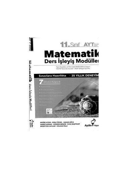 MATEMATİK DERS İŞLEYİŞ MODÜLLERİ