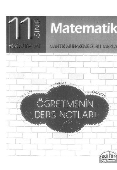 MATEMATİK MANTIK MUHAKEME SORU TARZLARI ÖĞRETMENİN DERS NOTLARI Limon Fotokopi