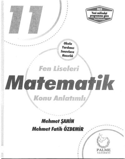 FEN LİSELERİ MATEMATİK KONU ANLATIMLI Limon Fotokopi