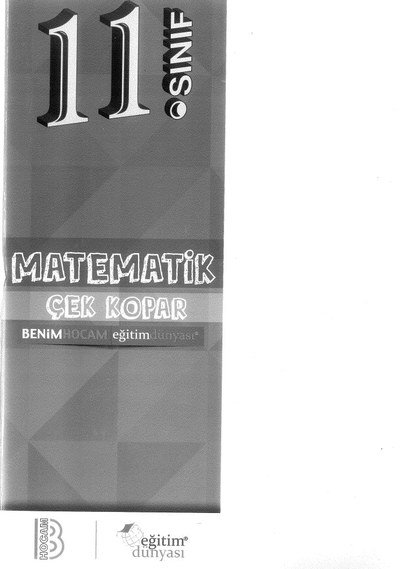 MATEMATİK ÇEK KOPAR Limon Fotokopi