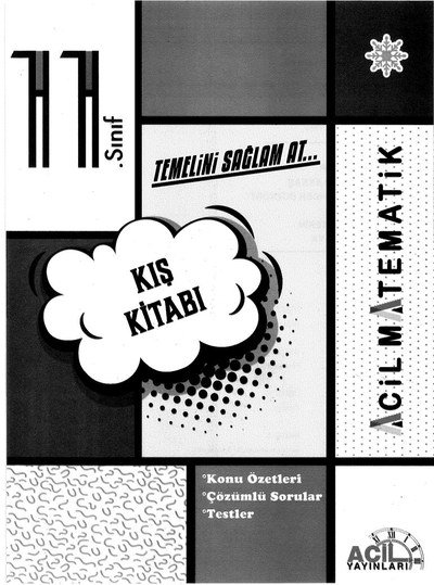 KIŞ KİTABI TEMELİNİ SAĞLAM AT ACİL MATEMATİK Limon Fotokopi