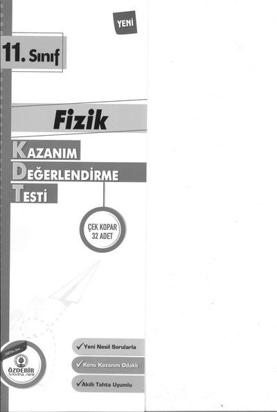 FİZİK KAZANIM DEĞERLENDİRME TESTİ
