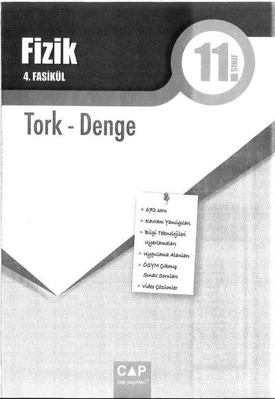 FİZİK 4. FASİKÜL TORK DENGE