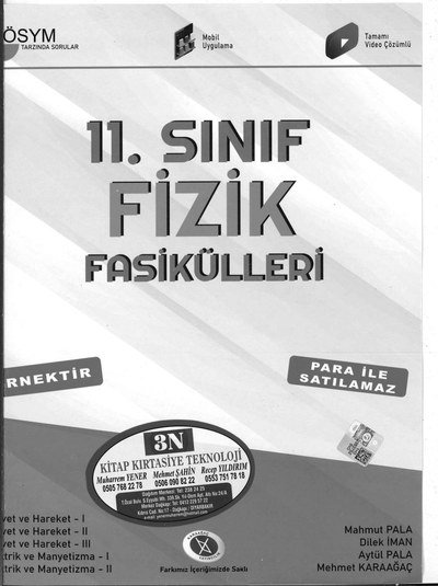 FİZİK FASİKÜLLERİ Limon Fotokopi