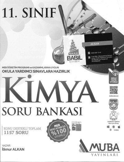 KİMYA SORU BANKASI 1157 SORU Limon Fotokopi