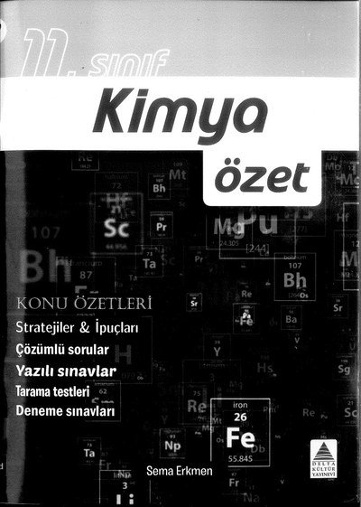 KİMYA ÖZET KONU ÖZETLER