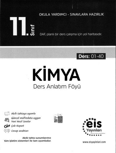 KİMYA DERS ANLATIM FÖYÜ Limon Fotokopi