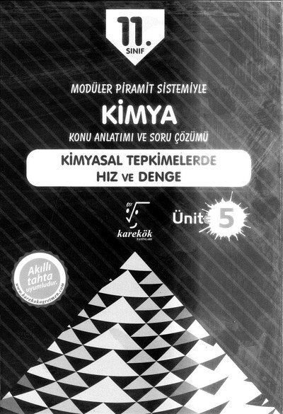 KİMYA KONU ANLATIMI VE SORU ÇÖZÜMÜ KİMYASAL TEPKİMELERDE HIZ VE DENGE