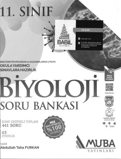 BİYOLOJİ SORU BANKASI OKULA YARDIMCI Limon Fotokopi