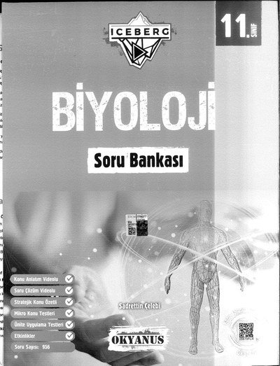 BİYOLOJİ SORU BANKASI ICEBERG Limon Fotokopi