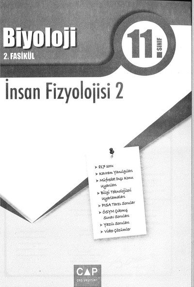 BİYOLOJİ 2. FASİKÜL İNSAN FİZYOLOJİSİ -2 Limon Fotokopi