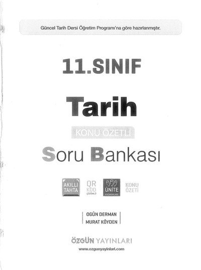 TARİH KONU ÖZETLİ SORU BANKASI