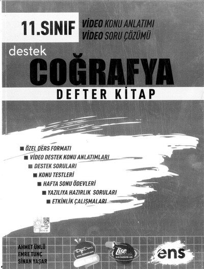 COĞRAFYA DEFTER KİTAP