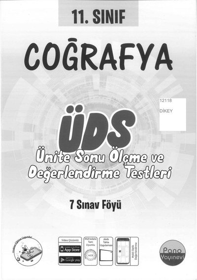 COĞRAFYA ÜNİTE SONU ÖLÇME VE DEĞERLENDİRME TESTLERİ Limon Fotokopi