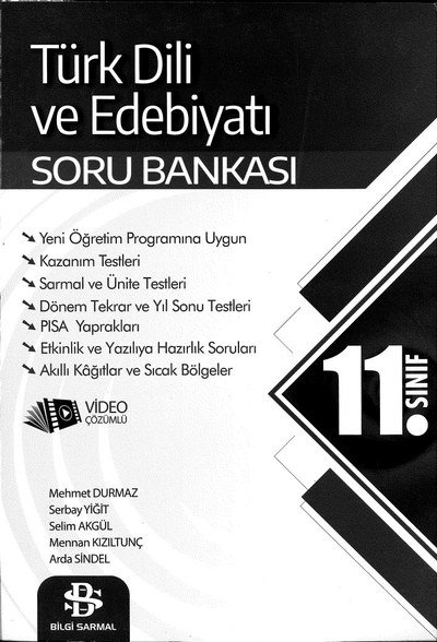 TÜRK DİLİ VE EDEBİYATI SORU BANKASI Limon Fotokopi